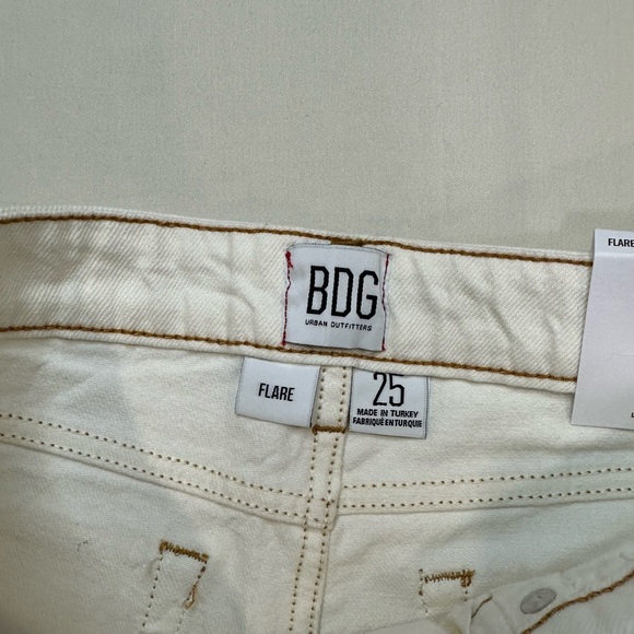 BDG Urban Outfitters Flare Mid Rise Slim Flare Comfort Stretch Jeans Size 25W - Picture 3 of 12